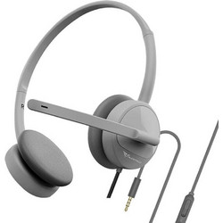 Alcatroz XP1 On Ear Ακουστικά Υπολογιστή με Μικρόφωνο & 3.5mm Jack Γκρι