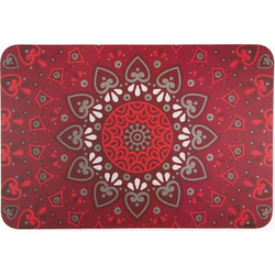 Σουπλά κόκκινα με σχέδια 43 x 29 εκατ. Mandala Red