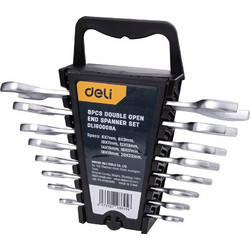 DELI σετ γερμανικά κλειδιά DL160008A, 6x7-20x22mm, 8τμχ