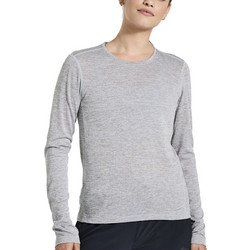 Saucony Stopwatch Γυναικείο Αθλητικό T-Shirt Γκρι SAW800371-LGH