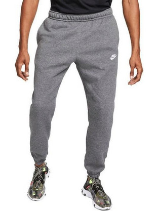 Nike Sportswear Club Ανδρικό Παντελόνι Φόρμας Fleece με Λάστιχο Ανθρακί BV2737-071