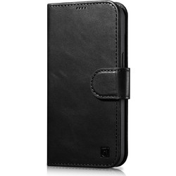 iCarer Oil Wax Anti-RFID Wallet Black (iPhone 14 Plus)