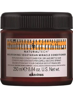 Davines Natural Tech Nourishing Vegetarian Miracle Conditioner για Επανόρθωση για Ξηρά & Ταλαιπωρημένα Μαλλιά 250ml