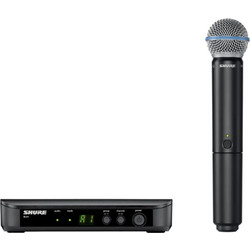 Shure BLX24/Beta58A Σετ Ασύρματο Μικρόφωνο Χειρός XLR / 6.35mm