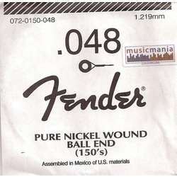 Fender Χορδή Ηλεκτρικής Κιθάρας Nickel Plated Steel 48"