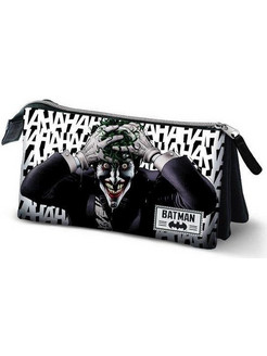 Karactermania DC Comics Batman Joker Κασετίνα με 3 Θήκες Μαύρη Λευκή 39215