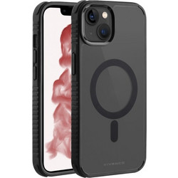 VIVANCO MAG SOLID ELITE COVER IPHONE 14 PLUS semi-transparent black backcover