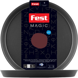 Fest Magic 61211 Στρογγυλό Ταψί Πίτσας Αλουμινίου Αντικολλητική Επίστρωση 26cm