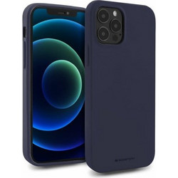 GOOSPERY SOFT FEELING CASE IPHONE 14 PRO - MIDNIGHT BLUE