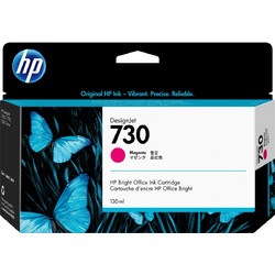 HP 730 Magenta Μελάνι Εκτυπωτή Inkjet 130ml P2V63A
