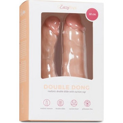 EasyToys Double Dong Διπλό Dildo Flesh