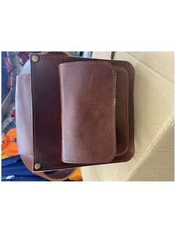 ΘΗΚΗ ΦΥΣΙΓΓΙΩΝ POUCH 25 SHOOTING CLAYS ΚΑΦΕ ΔΕΡΜΑ