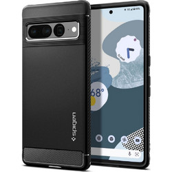 Spigen Rugged Armor Back Cover Matte Black (Google Pixel 7 Pro)