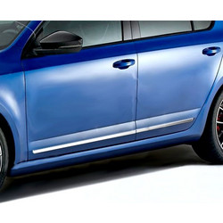 SKODA OCTAVIA 3 A7 5D 2013+ ΠΡΟΣΤΑΤΕΥΤΙΚΗ ΦΑΣΑ ΠΟΡΤΑΣ ΠΛΑΣΤΙΚΟ ΧΡΩΜΙΟ ΑΥΤΟΚΙΝΗΤΟΥ - 8 ΤΕΜ