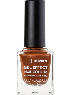 Korres Gel Effect 66 Aegean Bronze Βερνίκι Νυχιών Μακράς Διαρκείας 11ml