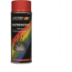 Motip Heat Resistant Σπρέι Θερμοκρασίας Red 400ml