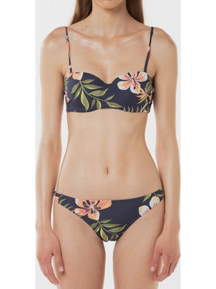 Roxy Into The Sun Bikini Set Τριγωνάκι Floral Navy Μπλε ERJX203511-BSP6