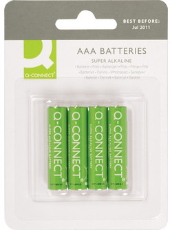 Q-CONNECT Super Alkaline AAA 4τμχ