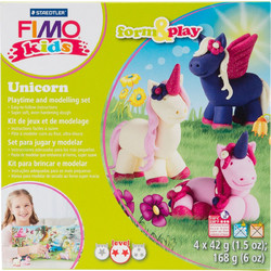 Πηλός Fimo Kids 'Μονόκερος' 4τεμ