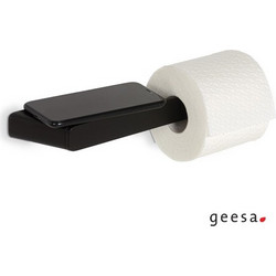 Χαρτοθήκη με εταζέρα SHIFT black matt 9924-400 GEESA