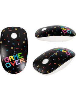 iTotal XL2446 Game Over Ασύρματο Ποντίκι Black