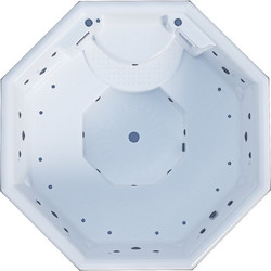 SANITEC Medusa Spa χωρητικότητας 6 ατόμων 195x195cm 1000lt