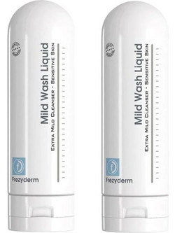 Frezyderm Mild Wash Liquid Λοσιόν Καθαρισμού Προσώπου για Ακμή 2x200ml
