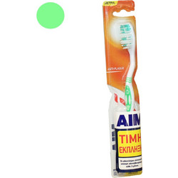 Aim Anti-plaque Medium Οδοντόβουρτσα Πράσινη