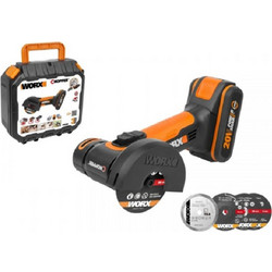 WORX Mini WX801 Γωνιακός Τροχός Μπαταρίας 20V 76mm 1x2Ah