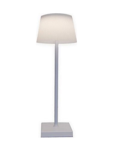 LED πορτατίφ επαναφορτιζόμενο 3W CCT (3 θερμοκρασίες φωτός - 3000k - 4000k - 5000k ) 230/5VDC σε λευκό χρώμα - 5-040
