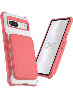 Ghostek Exec 6 - Ανθεκτική MagSafe Θήκη-Πορτοφόλι Google Pixel 7a - Pink (GHOCAS3388)