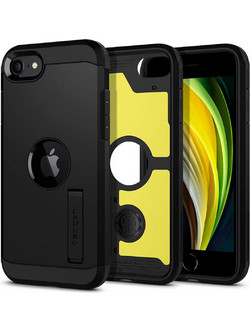 Spigen Tough Armor Back Cover Black (iPhone SE 2020 / 8 / 7)