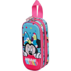 Karactermania Minnie Mouse 3D Κασετίνα με 2 Θήκες Πολύχρωμη 05723