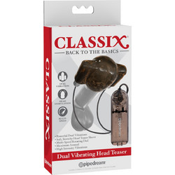 Pipedream Classix Back To The Basics Dual Vibrating Head Teaser Smoke Pocket Αυνανιστήρι με Δόνηση