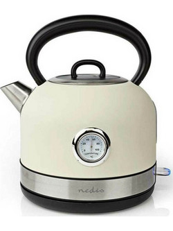 Nedis KAWK310EWT Ανοξείδωτος Βραστήρας 1.7lt 2150W