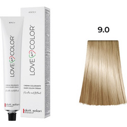 Dott. Solari Love Me Color 9.0 Ξανθό Πολύ Ανοιχτό Μόνιμη Βαφή Μαλλιών 100ml