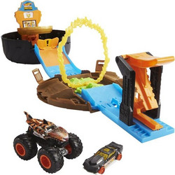 Mattel Hot Wheels Monster Truck Πίστα Σούπερ Ρόδα GVK48