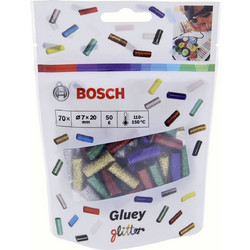 BOSCH - Ανταλλακτικά Φυσίγγια Mini-Sticks Glitter 70 Τεμαχίων (2608002006)