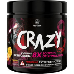 Swedish Supplements Crazy 8 Mango Peach 260gr
