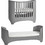 Leander Classic Πολυμορφική Κούνια για Στρώμα 66x116cm Grey