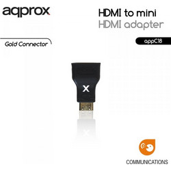 APPROX Adapter Hdmi F Σε Mini Hdmi C C18