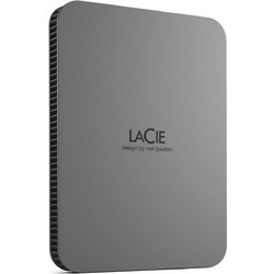 LaCie Mobile Drive Secure 2022 2TB Εξωτερικός Σκληρός Δίσκος HDD 2.5" USB-C Grey