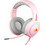 Redragon H270 Mento Gaming Headset Over Ear Pink