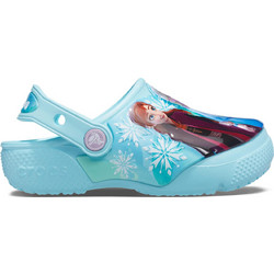 Crocs FL Disney Frozen II Clog Παιδικά Παπούτσια Θαλάσσης για Κορίτσι Γαλάζια 206804-4O9