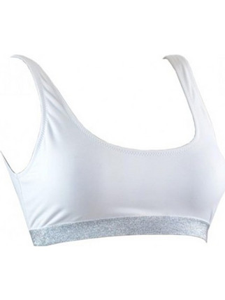 Rock Club Bikini Top Μπουστάκι Λευκό BP-2067-016
