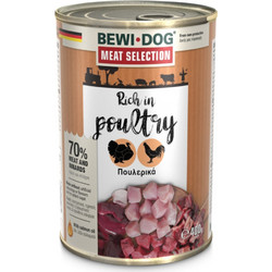 Bewi Dog Meat Selection Poultry 400gr