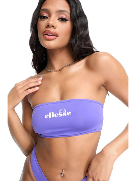Ellesse Heritage Letti Bikini Top Strapless Λιλά SGR17819