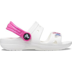 Crocs Classic Embellished Παιδικά Παπούτσια Θαλάσσης για Κορίτσι Λευκά 207803-100