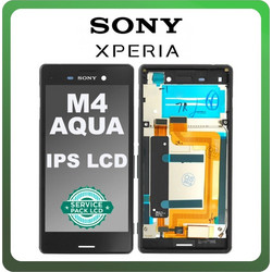 Original Sony Xperia M4 Aqua, IPS LCD Οθόνη Black 124TUL0011A