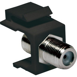 Logilink NK0018B Keystone Coupler F-Type female F-Type female 75Ohm (Black)